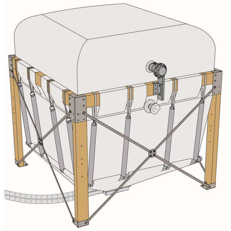 Fröling Pellet Variosilo 2,9 x 2,9- 8,8 Tonnen