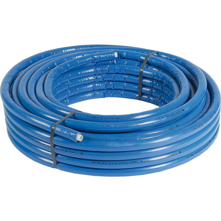 Comisa 50lfm Mehrschichtverbundrohr 26x3 Isolierung: 10mm blau