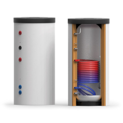 Thermic Energy EDS-1W Edelstahlspeicher 400L mit 1 Register