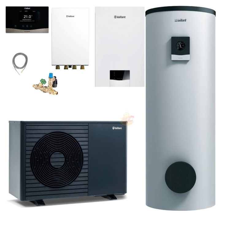 Vaillant aroTHERM Plus Komplettset 35/8.1 4,26 kW mit Wärmetauscher