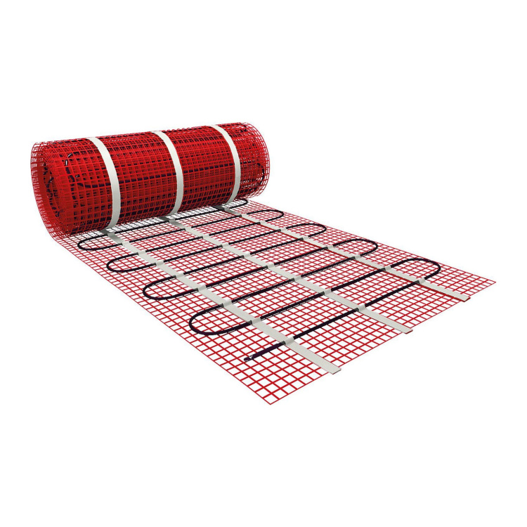 Fussbodenheizmatte elektrisch 2,5m² 0,5x5 m 375 Watt