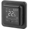 Unterputz-Raumthermostat Graphitschwarz digital C16 WiFi mit Bodensensor