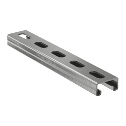 Montageschiene FUS 21/2,0 Länge 2 mtr. Edelstahl A2
