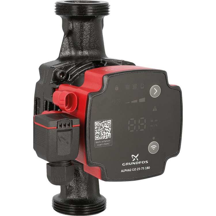 Umwälzpumpe Grundfos Alpha2 GO 32-40, 220-240V, Baulänge 180mm