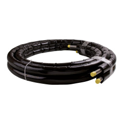 Edelstahlwellrohr HPS DN20 15lfm Double isoliert mit Kabel