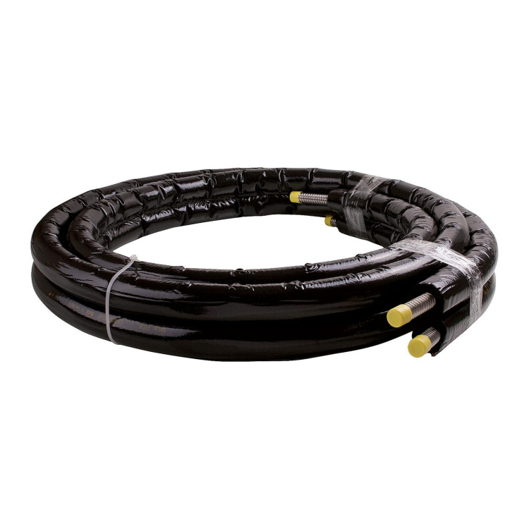 Edelstahlwellrohr HPS DN20 20lfm Double isoliert mit Kabel