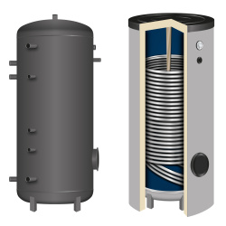 Wärmepumpenspeicher SWP-XL 200 L 2,7m² Register
