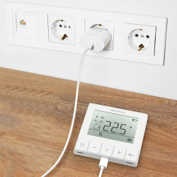 Raumthermostat SELTRON WT1B, kabellos, batteriebetrieben, Aufputz