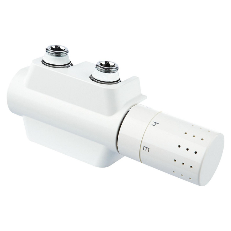 Ventilhahnblock Simplex Variodesign, für Zweirohrsysteme, weiß