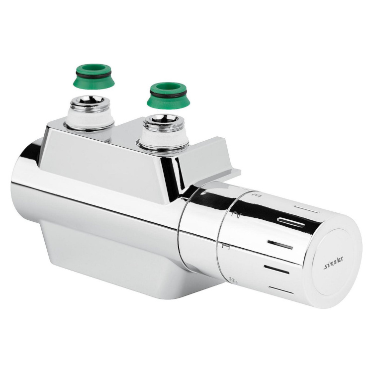 Ventilhahnblock Simplex Variodesign, für Zweirohrsysteme, chrom