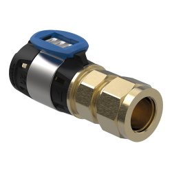 Geberit Flowfit Übergang 16mm auf 12mm Stahl-CU...