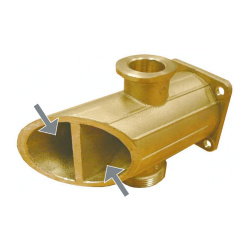 PAW Modulverteiler DN32(1 1/4 ") 2-fach, bis zu 3...