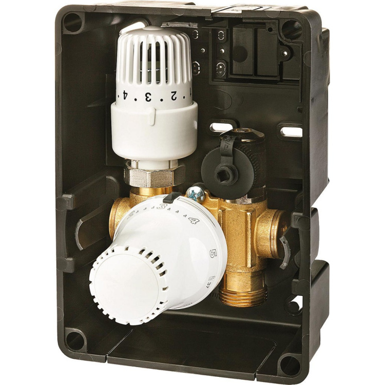 Simplex RTL-Regelbox Simplex Kombibox Duo, Abdeckung weiß