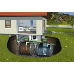 Kleinkläranlage SBR Graf Klaro 25EW 4x 4800L