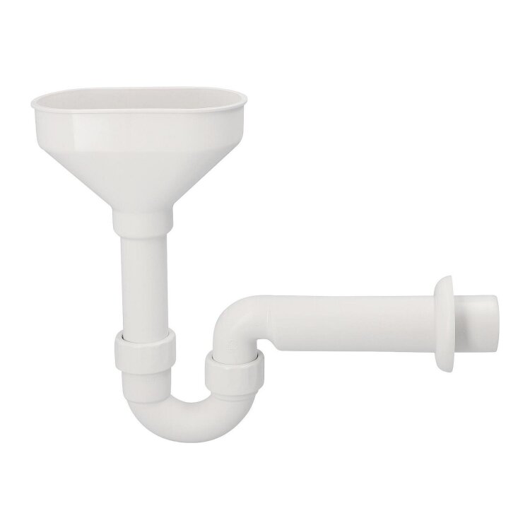 Trichtersiphon Geberit DN50 inkl. Wandrosette