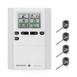 Differenzregler SELTRON SGC67HV, mit Sensoren (5xTF/Pt)