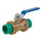 Absperrkugelhahn PP 32mm mit Verschraubung