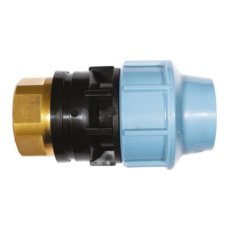PLT Übergang mit Innengewinde Messing 32mm x 1"