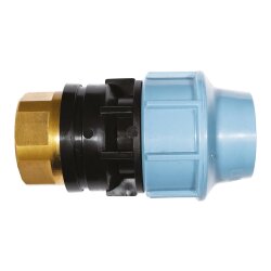 PLT Übergang mit Innengewinde Messing 32mm x 1"