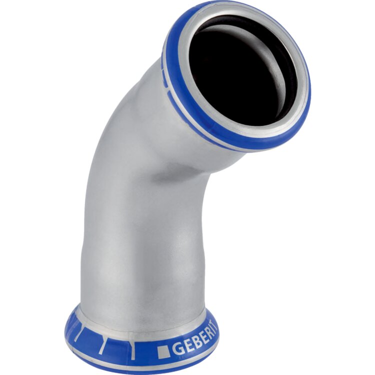 Mapress Edelstahl Bogen 45° d28mm