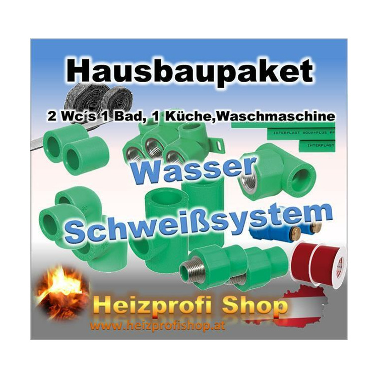PP-Schwei&szlig;system Paket Wasser Aquatec/ Einfamilienhaus