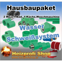 PP-Schwei&szlig;system Paket Wasser Aquatec/ Einfamilienhaus