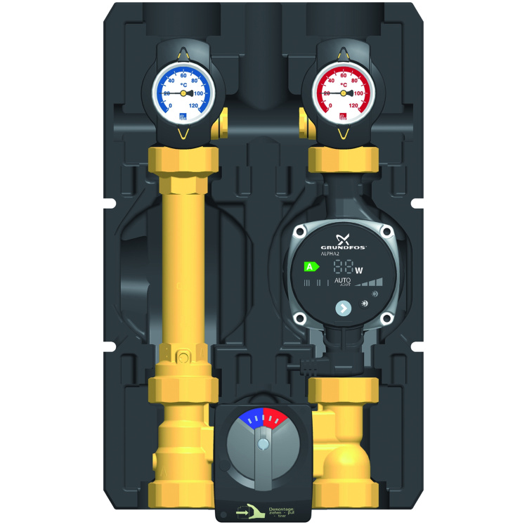 PAW Modulheizkreis K32, DN25 1" ohne Pumpe ohne Motor