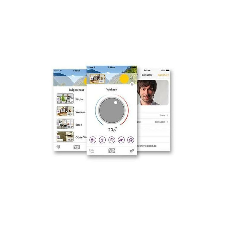 heatapp!! Startsystem "floor" Starter-Set Fußbodenheizung