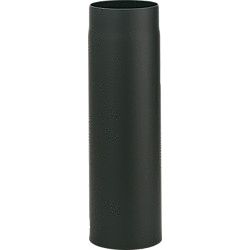 lackiertes Rauchrohr DN150, Länge = 250mm, schwarz