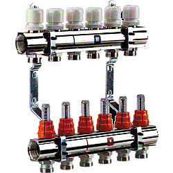 Taconova FB-Verteiler 2 Gruppen mit Durchflussmesser