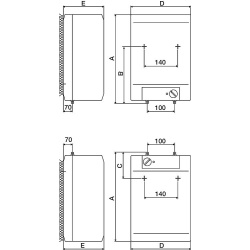 Druckloser Warmwasserspeicher Gorenje, 10L Untertisch