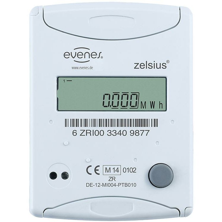 Kompaktwärmezähler DN 20 1" AG, Solar (Propylen- oder Ethylenglykol)