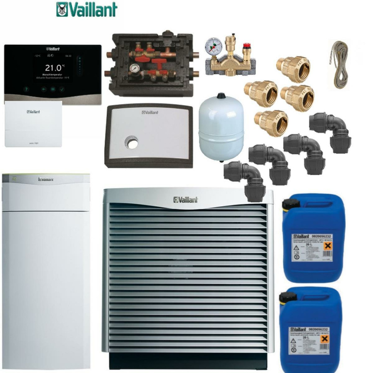 Vaillant flexoTHERM exklusive Komplettset 5,3-11,2 kW