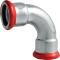 C-Stahl Bogen 22mm 90° (I/I)