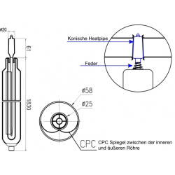 WT CPC Vakuumkollektor HYH58-30 R&ouml;hren V2.0