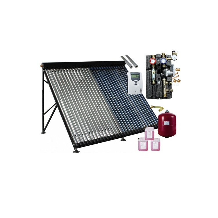Solarkomplettset Vakuum CPC V2.0 2x 30 R&ouml;hren