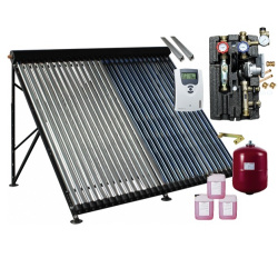 Solarkomplettset Vakuum CPC 3x 30 Röhren
