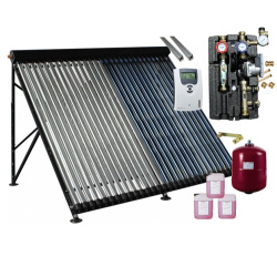 Solarkomplettset Vakuum CPC V2.0 3x 30 R&ouml;hren