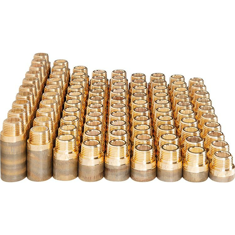 Rotguss-Hahnverlängerungs-Paket DN 15 (1/2") (90-teilig)