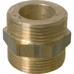 Wellrohr-Doppelnippel 3/4" für Wellrohr DN16