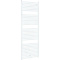 Aluminium-Sprossenheizkörper Cool 1490x450 Mittelanschluss Reinweiß RAL9010