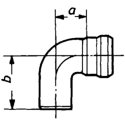 Möck Winkelbogen 90° DN40